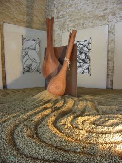 tetsuo harada sculpture painting drawing land art france japon ecole love sex peace